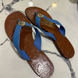 Tory Burch Blue Sandals